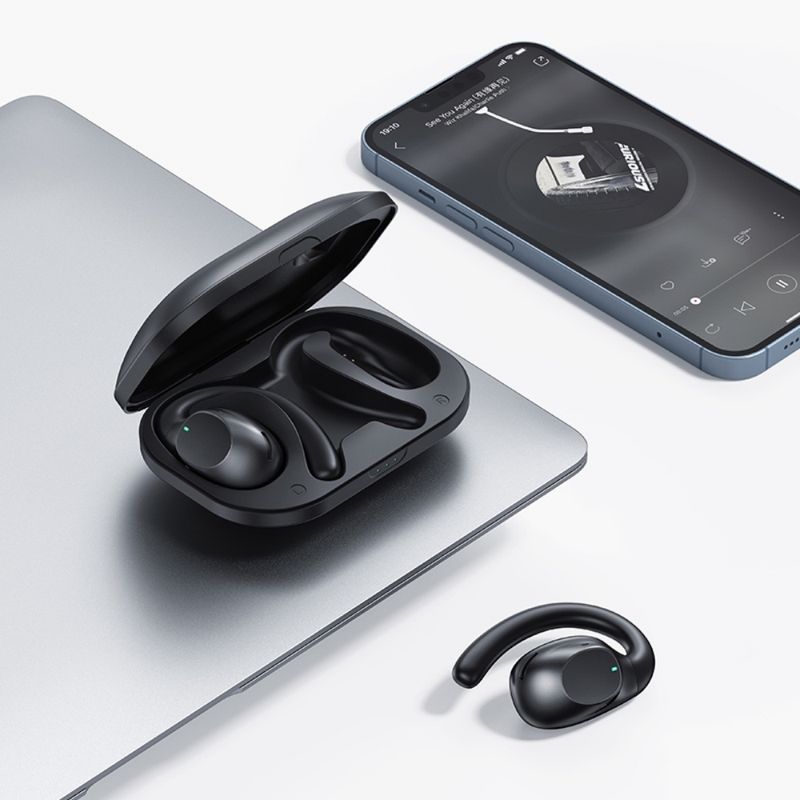 USAMS Auriculares Deportivos Inalámbricos USAMS BT 5.3 con Gancho - 40H de Batería 330-3210