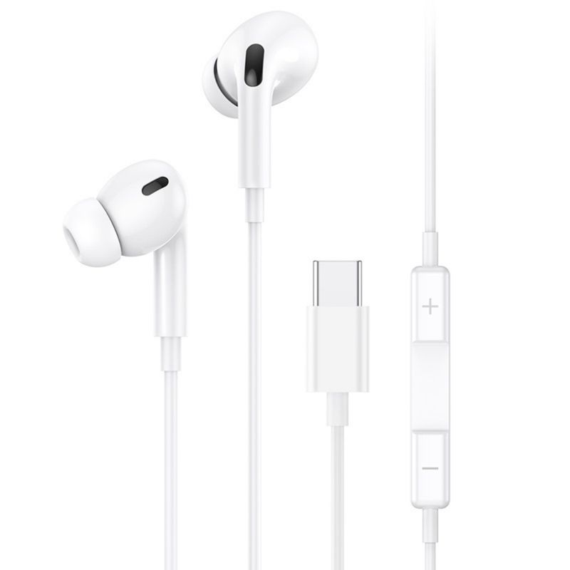USAMS Auriculares In-ear con Conector Tipo-C y Control de Tres Botones 330-3213
