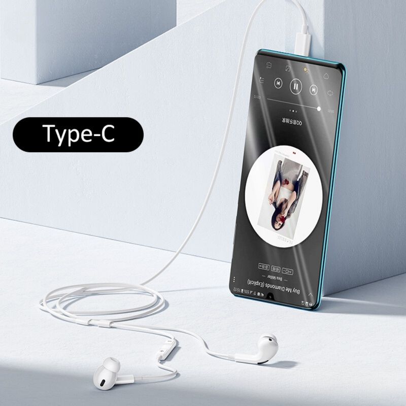 USAMS Auriculares In-ear con Conector Tipo-C y Control de Tres Botones 330-3213