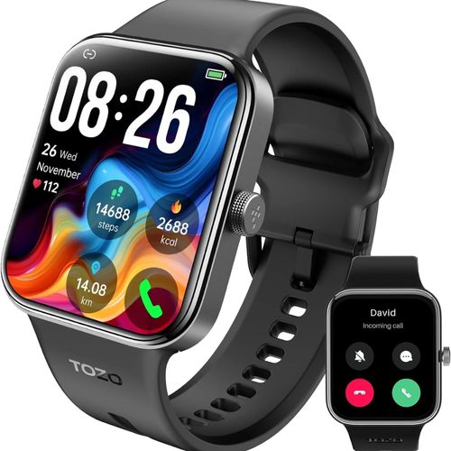 Smartwatch TOZO S4 con Pantalla AMOLED y Seguimiento de Actividad