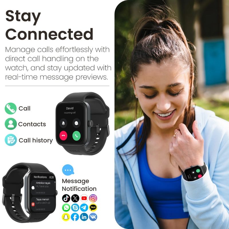TOZO Smartwatch TOZO S4 con Pantalla AMOLED y Seguimiento de Actividad 630-6215