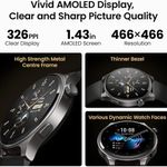 TOZO Smartwatch TOZO S5 con Pantalla AMOLED y Monitoreo de Salud 630-6216