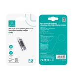 USAMS Adaptador de Carga Rápida USB-C a Lightning 30W USAMS 120-2989