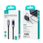 USAMS Cable de Carga Rápida USAMS USB-C a USB-C 100W con Pantalla Digital 1.2m 120-2991