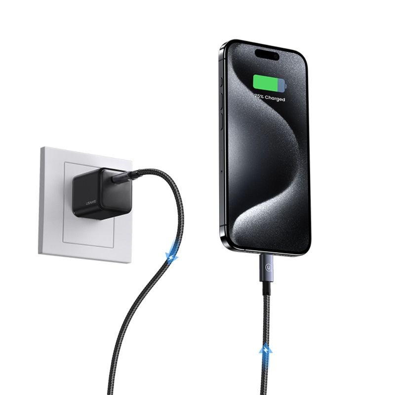 USAMS-Cable-USAMS-USB-C-a-USB-C-60W-con-Nucleo-de-Cobre-Reforzado---25-cm-120-2994
