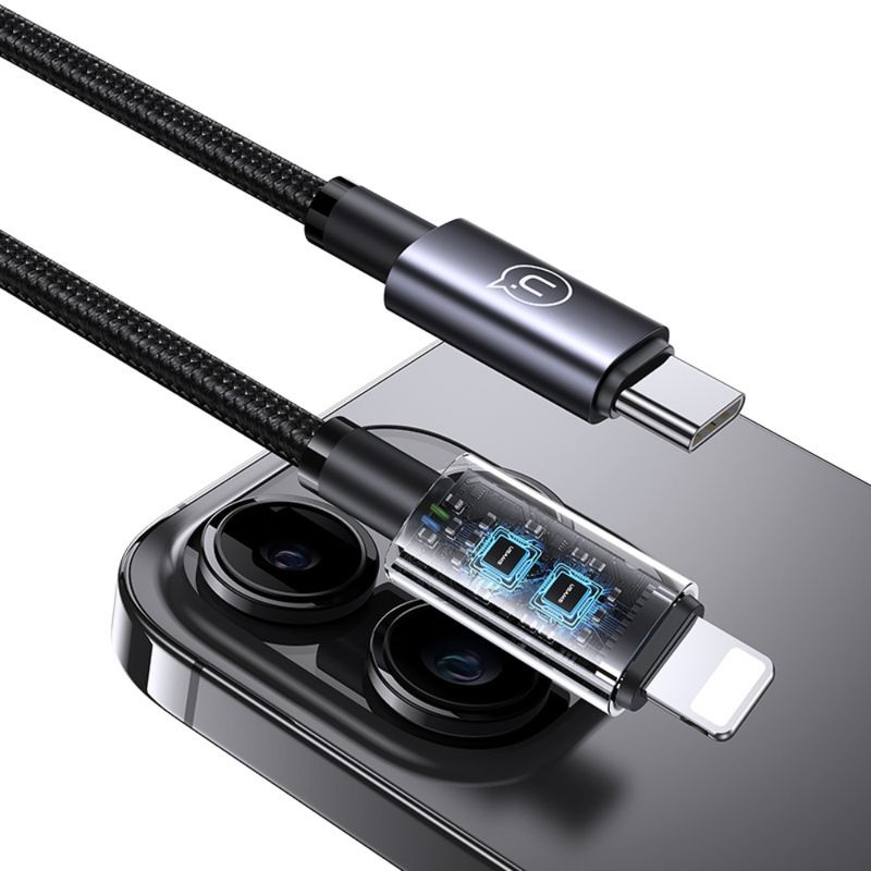 USAMS Cable USAMS USB-C a Lightning 30W con Carga Rápida y Núcleo de Cobre Reforzado - 2 metros 120-3002