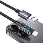 USAMS Cable de Datos y Carga Rápida USAMS Lightning 2.4A de Aleación de Aluminio - 2 metros 120-3006
