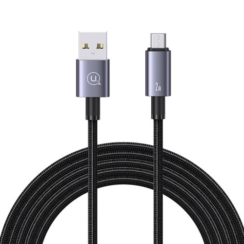 Cable de Datos y Carga Rápida USAMS Micro 2A de Aleación de Aluminio - 2 metros