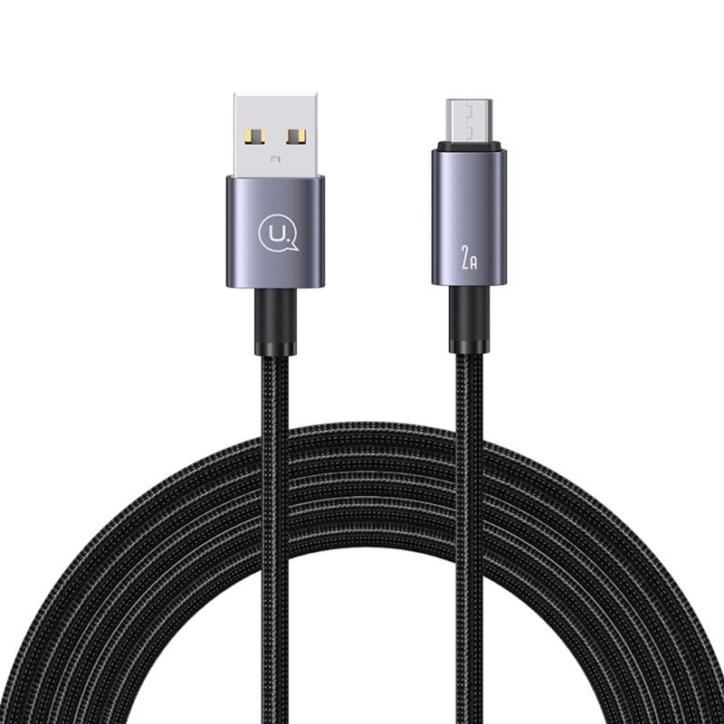 USAMS Cable de Datos y Carga Rápida USAMS Micro 2A de Aleación de Aluminio - 2 metros 120-3008