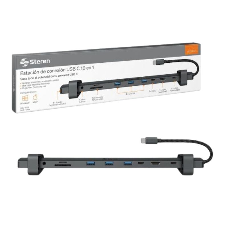 STEREN Estación de conexión USB-C 260-6300