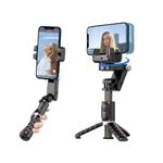 LEADINGPLUS Estabilizador Q18 para Smartphone con Palo Selfie Extensible y Seguimiento Automático 160-6210