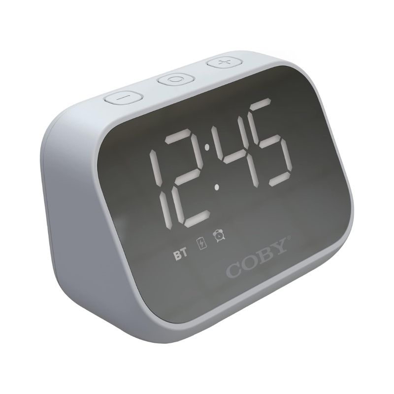 COBY Despertador Digital con Altavoz Bluetooth y Luz LED 120-2200
