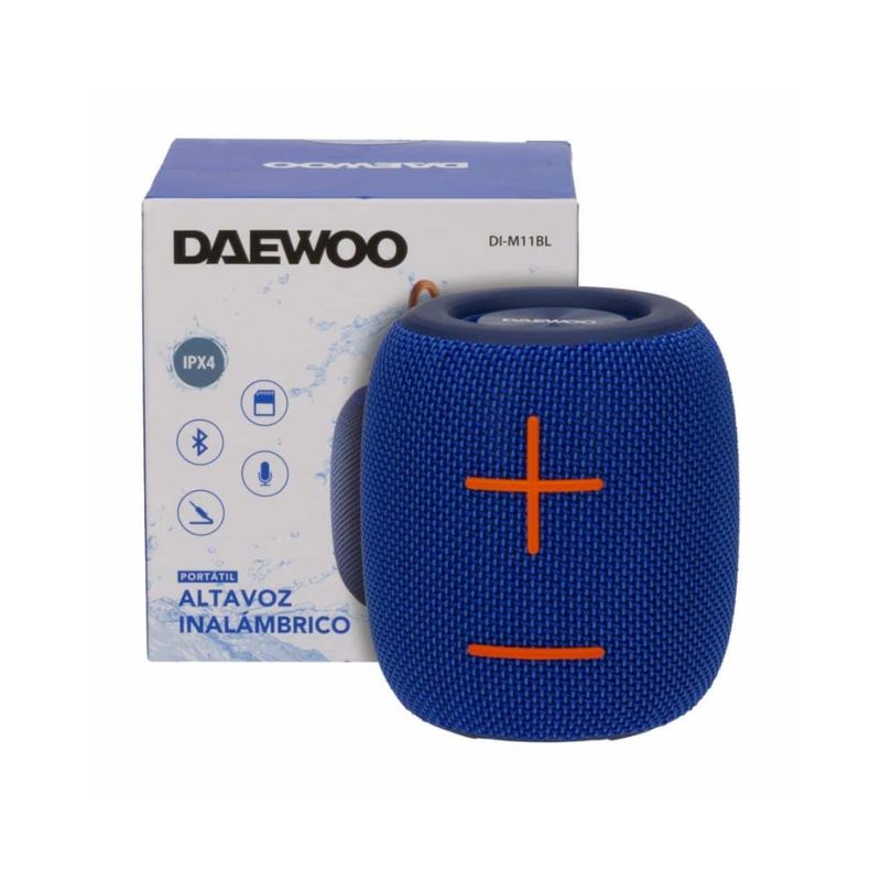 DAEWOO Parlante portátil Daewoo con Bluetooth y sonido de alta calidad 400-6299