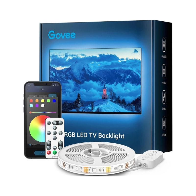 GOVEE Tira LED Govee para TV con Retroiluminación y Sincronización de Música 610-1101