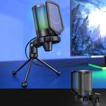 FIFINE Micrófono Gaming FIFINE AmpliGame con Iluminación RGB 420-2219