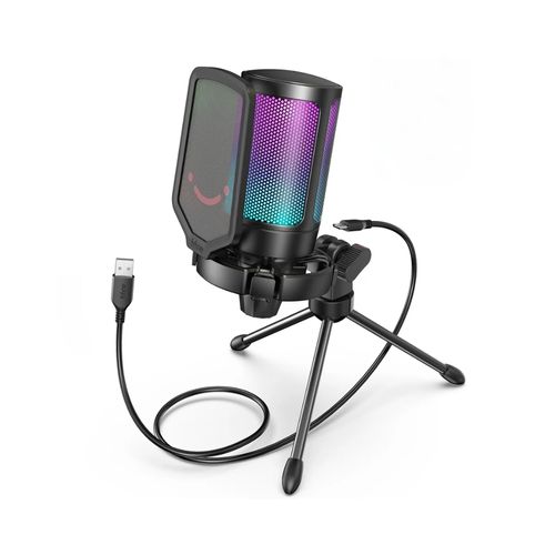 Micrófono Gaming FIFINE AmpliGame con Iluminación RGB