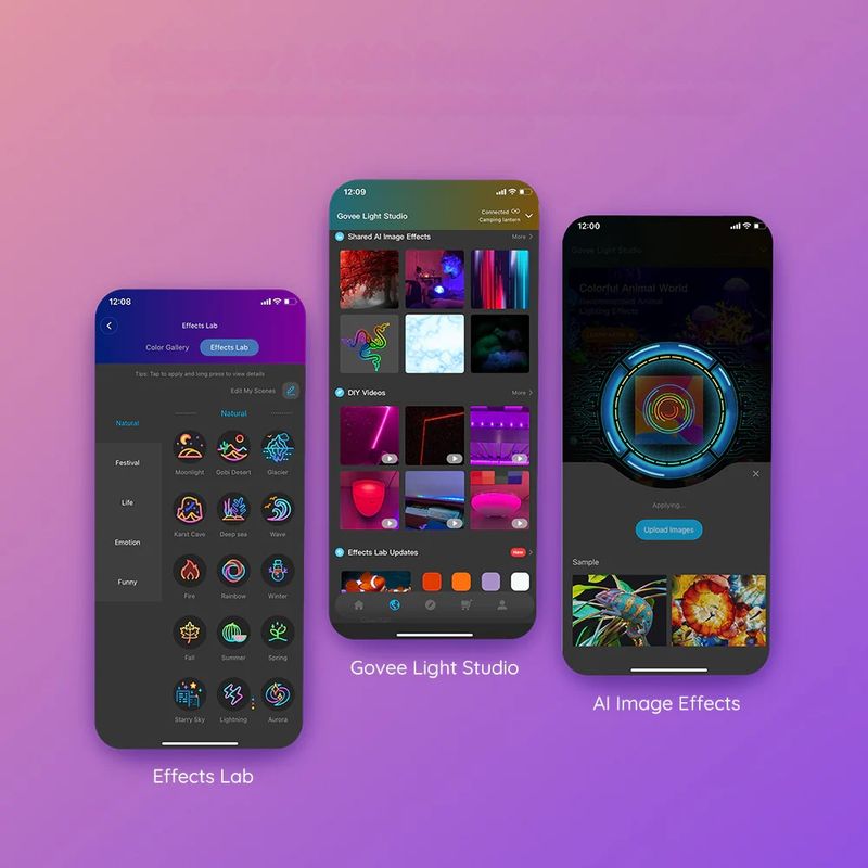GOVEE Tira LED Govee Inalámbrica Inteligente con Sincronización de Música y Control por App 610-1103