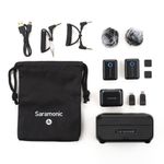 SARAMONIC Saramonic Blink500 B2 - Micrófono Inalámbrico Dual para Grabación de Audio Profesional 420-3006