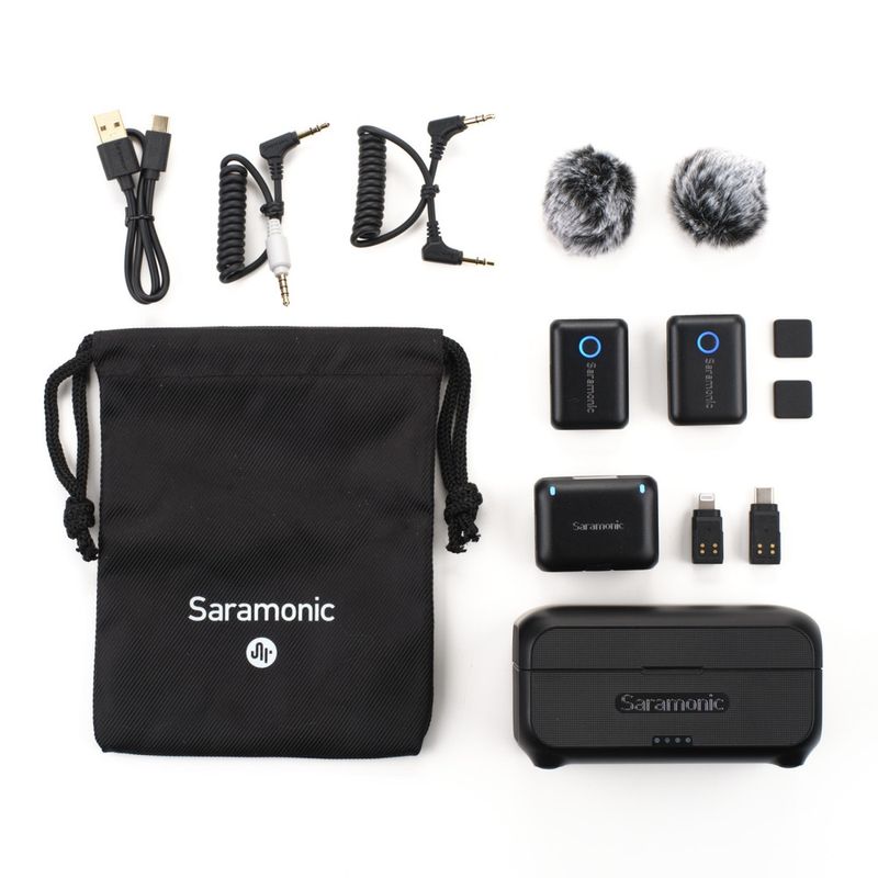 SARAMONIC Saramonic Blink500 B2 - Micrófono Inalámbrico Dual para Grabación de Audio Profesional 420-3006