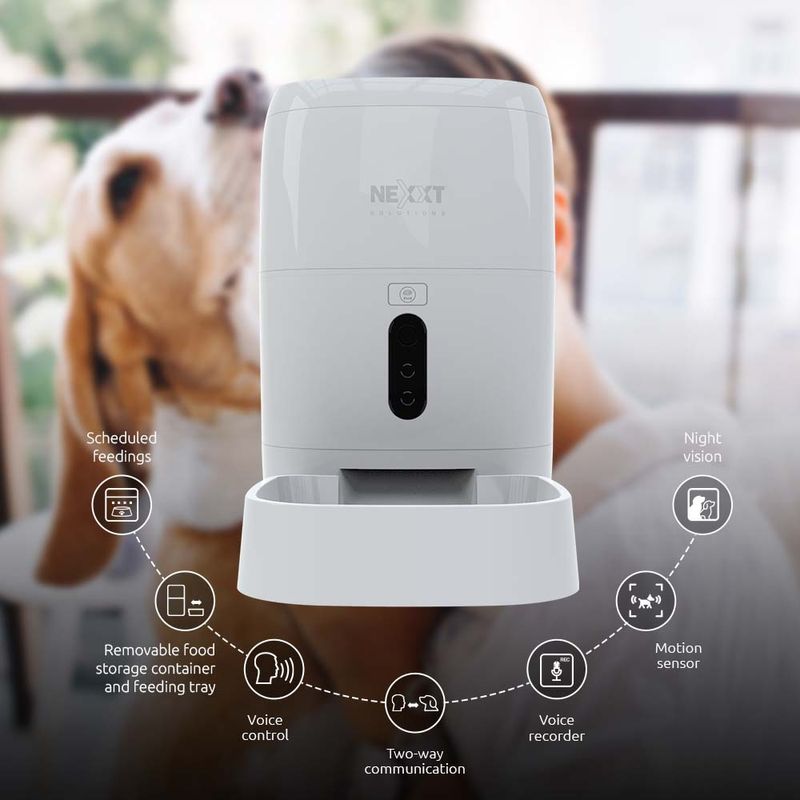 NEXXT Alimentador Automático de Mascotas Smart Wi-Fi 630-6225