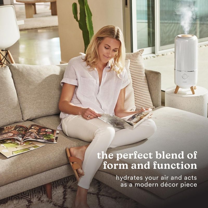 HOMEDICS Humidificador Ultrasónico Homedics con Boquilla 360° y Capacidad de 3.6 L 630-6230