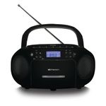 EMERSON Boombox Portátil Emerson con Reproductor de CD, Cassette y Radio AM/FM 120-3016