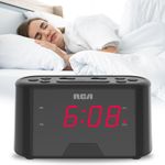 RCA Radio Reloj Despertador Digital RC551 con Pantalla LED 120-3018