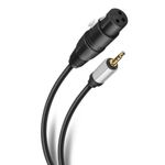 STEREN Cable Auxiliar Plug 3.5 mm a Conector XLR (Cannon) para Audio Estéreo 150-2004