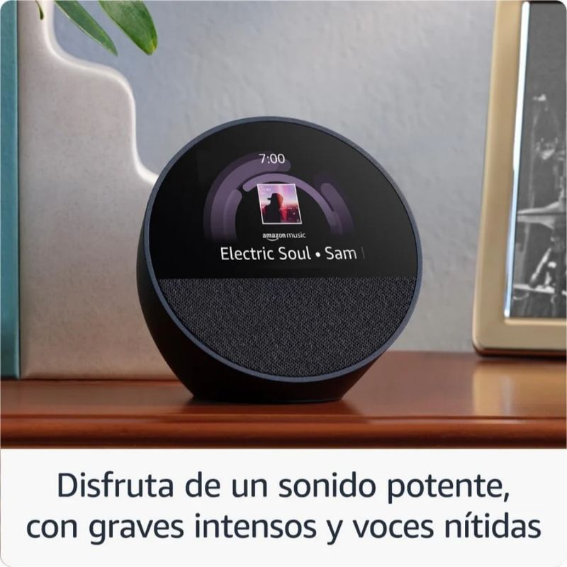 AMAZON Amazon Echo Spot con Alexa y Sonido Vibrante 400-6302