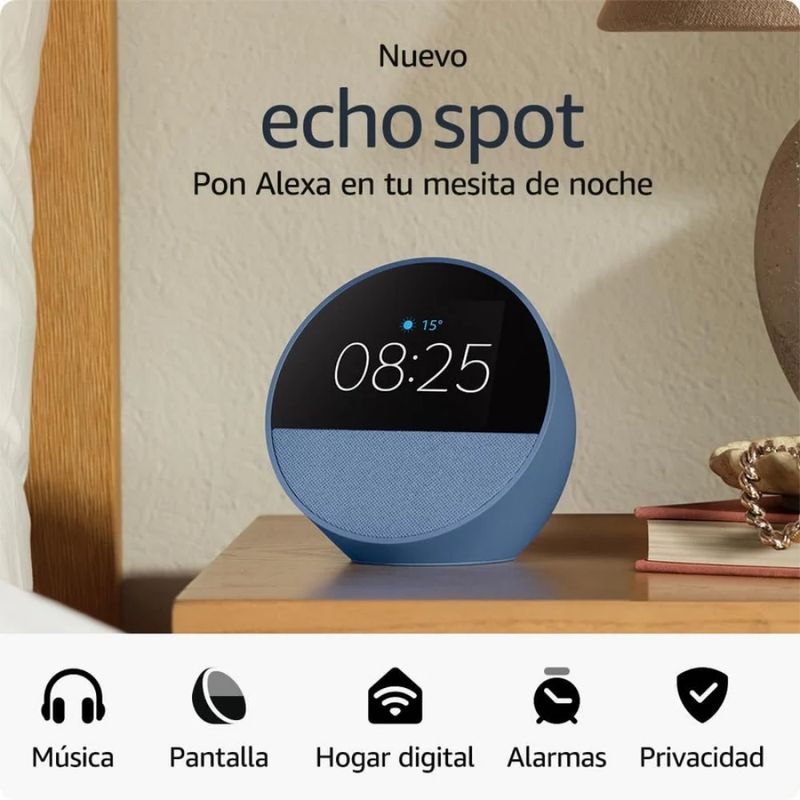 AMAZON Amazon Echo Spot con Alexa y Sonido Vibrante 400-6304