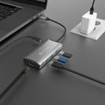 J5CREATE Adaptador Multi-Puerto USB-C J5create JCD392 con HDMI, Ethernet, USB 3.0 260-5271