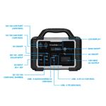POWERCACHE Generador de Energía Portátil de 1085Wh, 1000W, USB-C PD, AC y Solar 610-6186