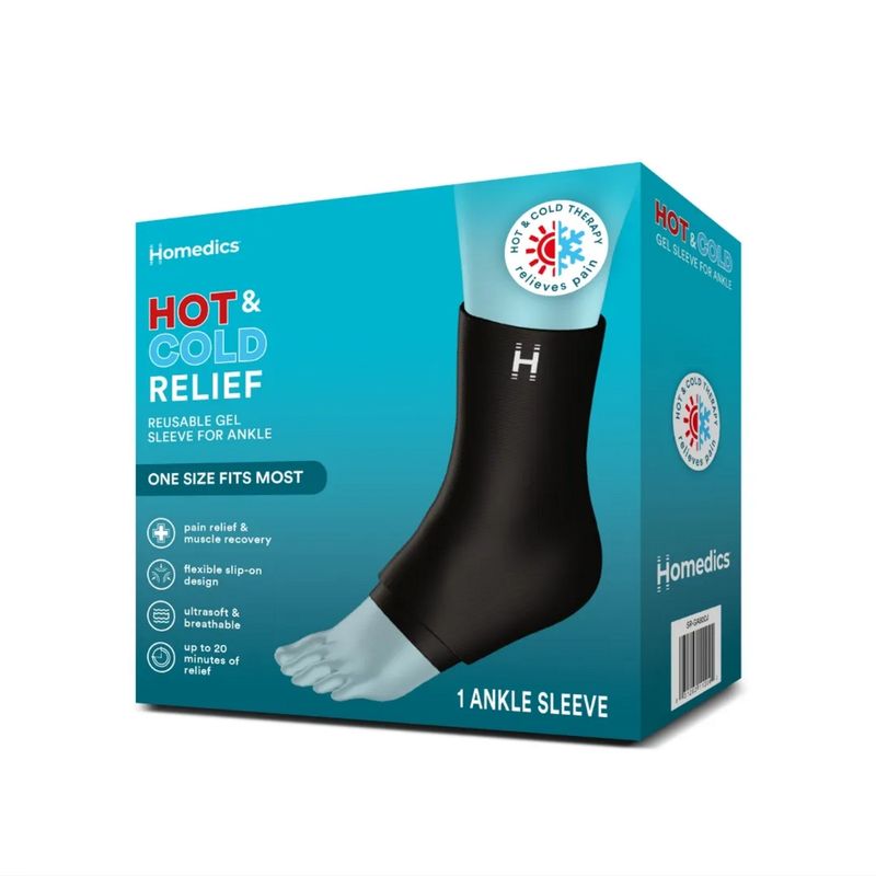 HOMEDICS Manga de Gel HoMedics para Tobillos con Terapia de Frío y Calor 630-6237