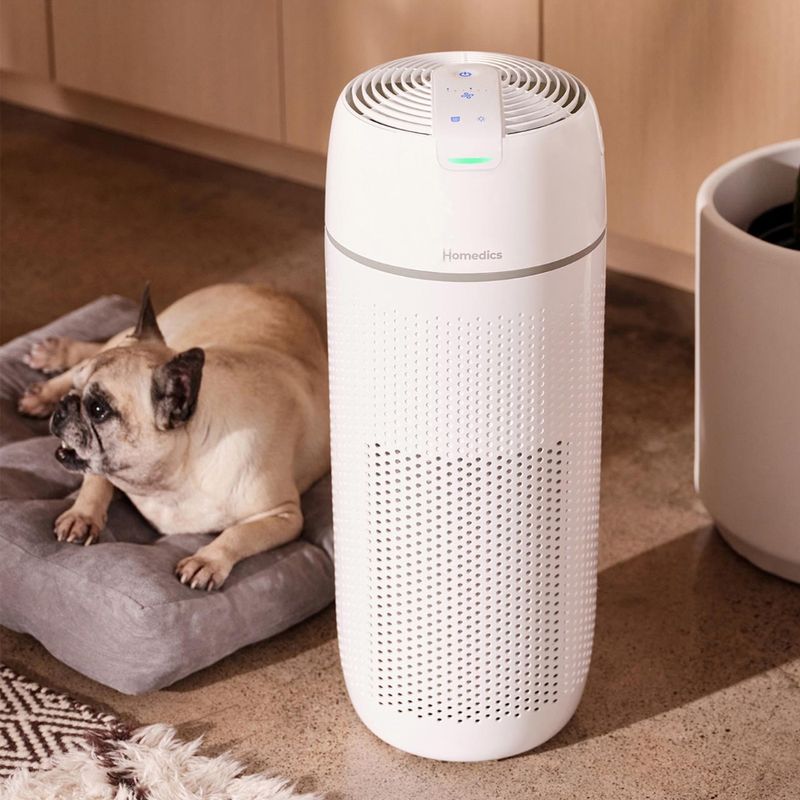 HOMEDICS Purificador de Aire HoMedics T23 con Filtración 4 en 1 y Sensor Inteligente 630-6235