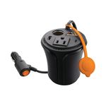 ARMORALL Inversor de Corriente Armor All 150 W ¿ Carga Múltiple con Puertos USB, Tipo C y Tomas de CA 220-1033