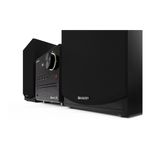 SHARP Sistema de Audio Sharp con Bluetooth, Reproductor de CD y Altavoces de Madera 120-3021