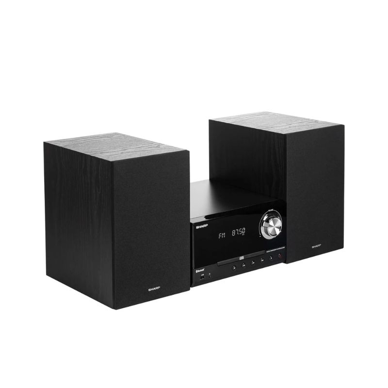 SHARP Sistema de Altavoces Sharp con Bluetooth, USB y Super Bass, Diseño Elegante y Sonido Dinámico 120-3020