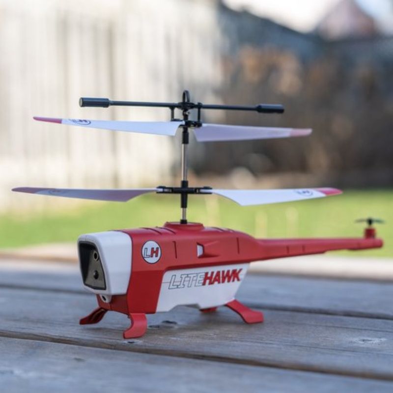 LITEHAWK Bravo Helicóptero con Sistema de Evasión Automática y Diseño Innovador 600-4506