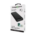 CHARGEWORX Banco de Energía de 10.000 mAh con Doble Puerto USB 230-3193