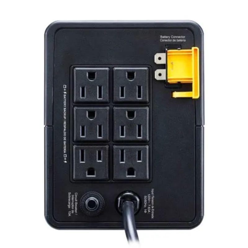 APC Unidad UPS de Respaldo de Energía APC de 700VA/360W 120V con AVR y Entradas NEMA 610-6189