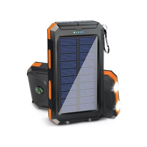 Power Bank Solar de 15.000 mAh con Carga Inalámbrica de 15W