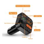 ARMORALL Transmisor FM Bluetooth con Puertos USB y Control de Voz 150-3804