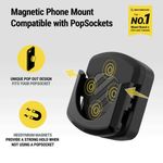SCOSCHE Soporte Magnético con Diseño para PopSockets y MagicPlate 210-2063