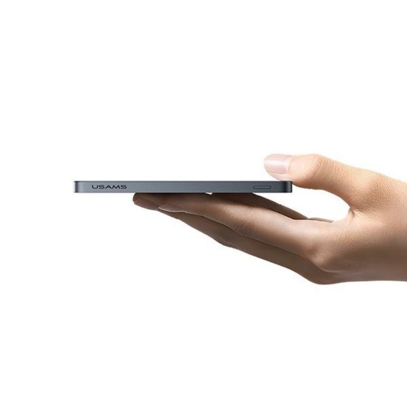 USAMS Power Bank Inalámbrico USAMS 5000mAh 20W PD Carga Rápida Color Gris 230-3196