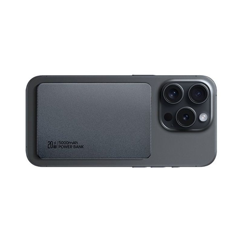 USAMS Power Bank Inalámbrico USAMS 5000mAh 20W PD Carga Rápida Color Gris 230-3196