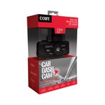 COBY Cámara de Tablero Dash Cam Full HD 1080p con Visión Nocturna, GPS y detección OBD con DVR. 160-6215
