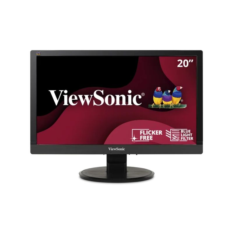 VIEWSONIC Monitor ViewSonic VA2055SM 20 Pulgadas Full HD LED con VGA y DVI para Oficina y Hogar 250-5238