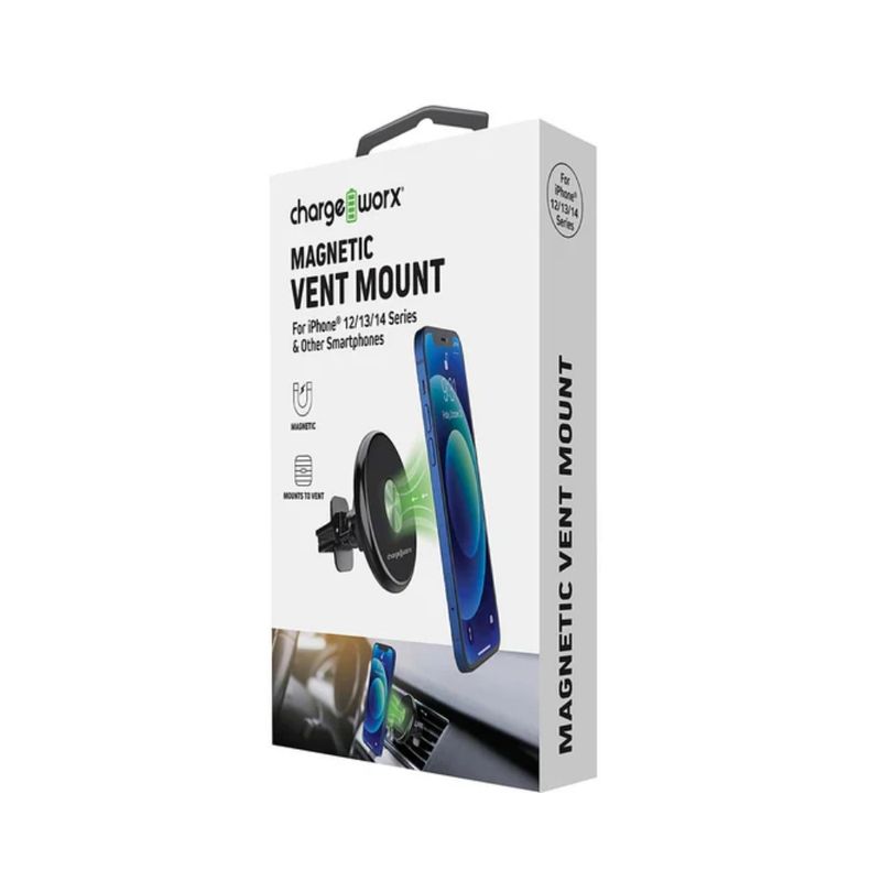 CHARGEWORX Soporte Magnético de Ventilación Chargeworx para iPhone MagSafe y Otros Smartphones 210-2067