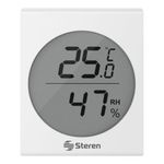 STEREN Termómetro Digital con Sensor de Humedad e Higrómetro 220-1035