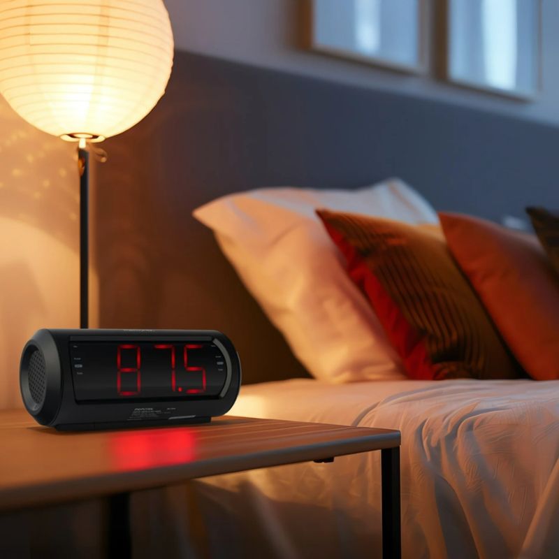 MEMOREX Radio Reloj Memorex con Bluetooth, Carga USB y Despertador Dual 120-3024